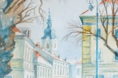 Vrata Radićeve - akvarel, 2010., 54x37cm