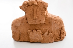 Branko Ružić – Autoportret, 1985., skulptura terakota, v=15cm, Gradski muzej Omiš